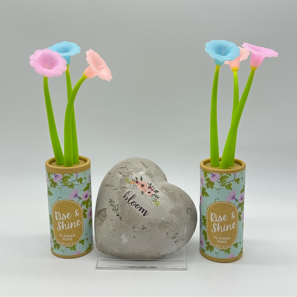 Rise & Shine Flower pens with Bloom Design